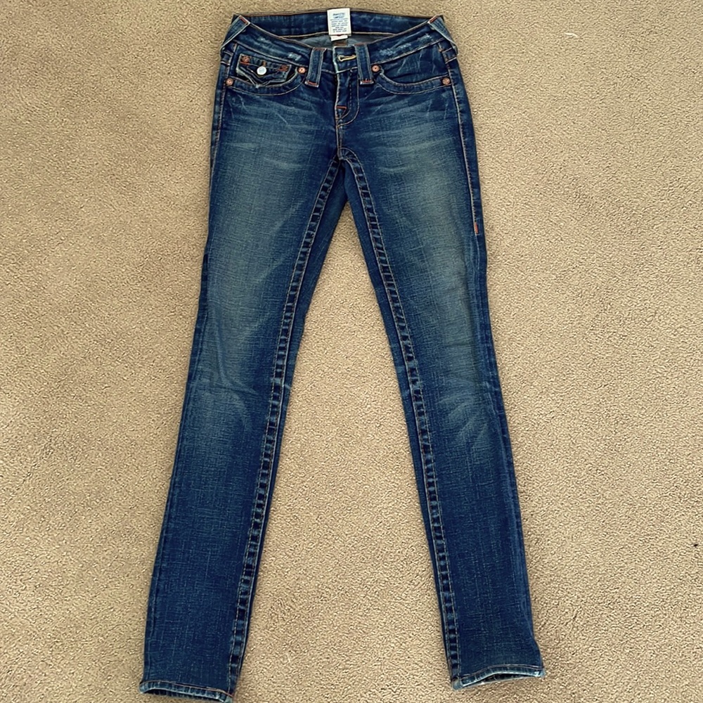 True religion skinny jeans size 24